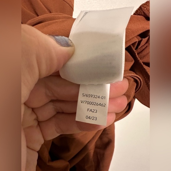 Athleta Passenger Wide Leg Jumpsuit in Terracotta Rust Orange Size Medium - Picture 6 of 8